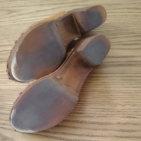 Seychelles Women's Tan Leather Mules - Picture 11 of 11